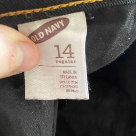 Old Navy - The Diva women’s midrise straight leg black jeans size 14 - Picture 9 of 10